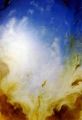 fresque sur le plafond - Trompe l'oeil 