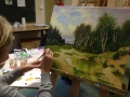 Travaux d'élève - cours de peinture