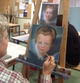 Travaux d'élève - cours de peinture