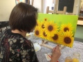 Travaux d'élève - cours de peinture