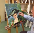Travaux d'élève - cours de peinture