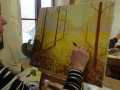 Travaux d'élève - cours de peinture